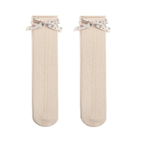 Load image into Gallery viewer, Girls Solid Color Bow Accessories Socks Wholesale 220414386
