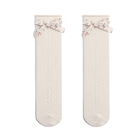 Load image into Gallery viewer, Girls Solid Color Bow Accessories Socks Wholesale 220414386

