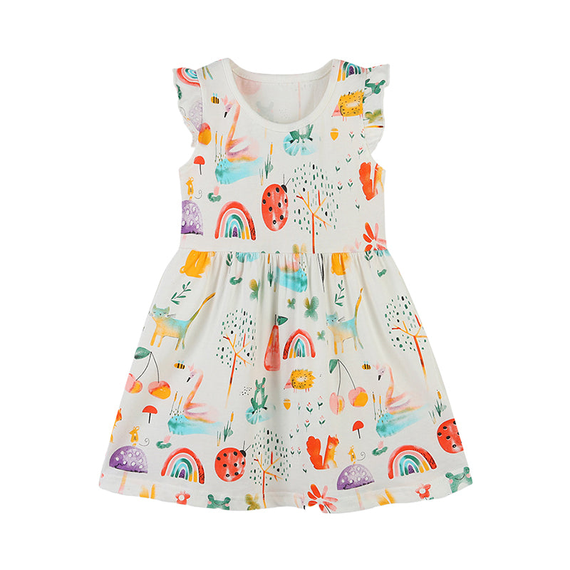Baby Kid Girls Cartoon Dresses Wholesale 220414414