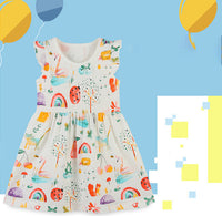 Load image into Gallery viewer, Baby Kid Girls Cartoon Dresses Wholesale 220414414
