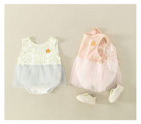 Load image into Gallery viewer, Baby Girls Bow Rompers Wholesale 220414416
