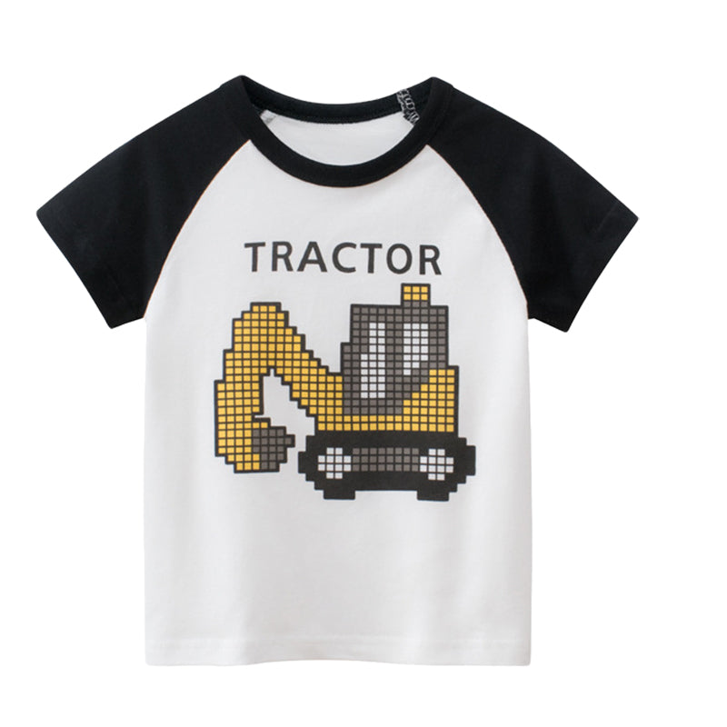 Baby Kid Boys Letters Car Print T-Shirts Wholesale 220414426