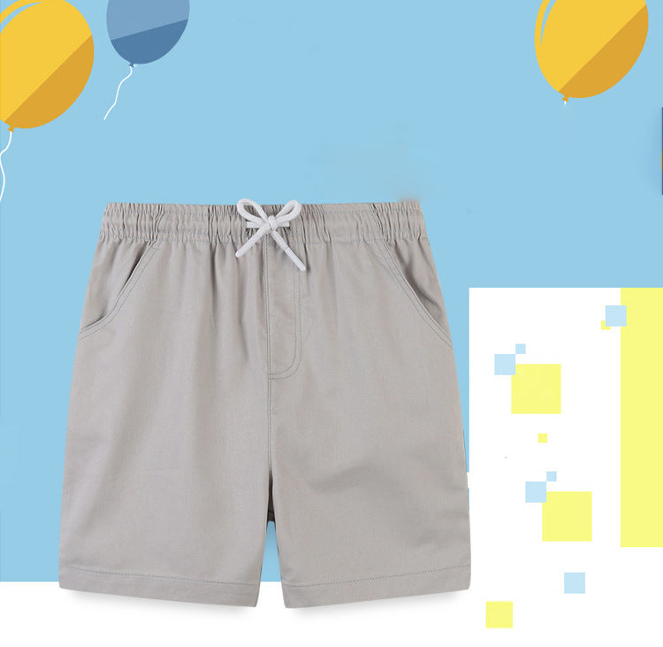 Baby Kid Boys Solid Color Shorts Wholesale 220414432