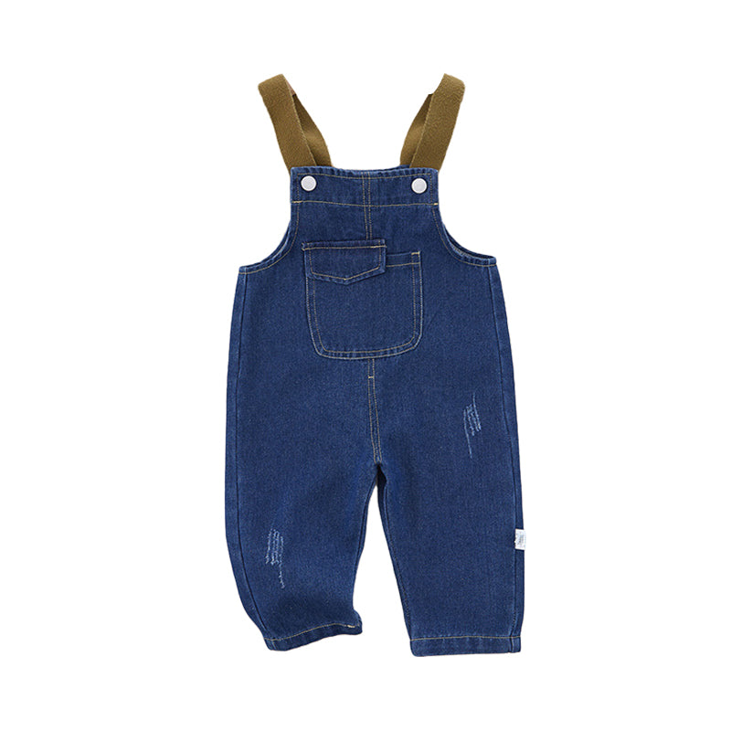 Baby Kid Unisex Solid Color Jumpsuits Wholesale 220414454