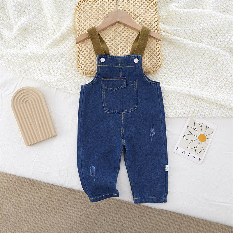 Baby Kid Unisex Solid Color Jumpsuits Wholesale 220414454