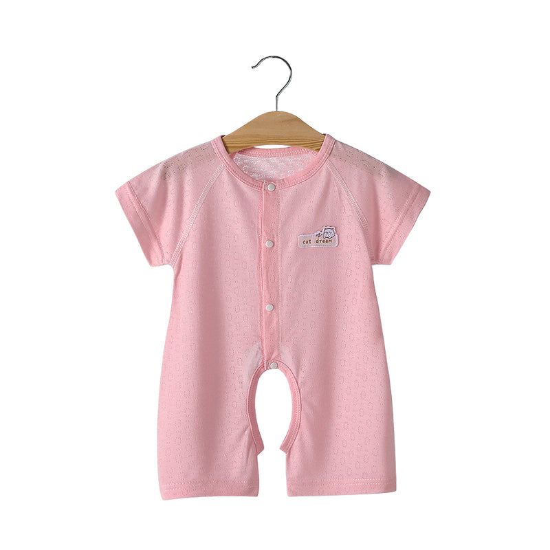 Baby Unisex Solid Color Jumpsuits Wholesale 220414469
