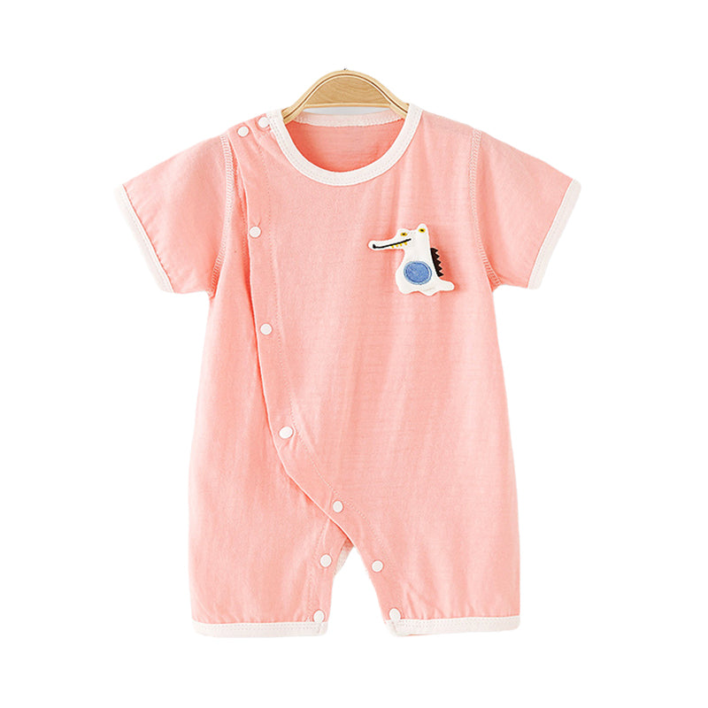 Baby Unisex Fruit Cartoon Print Jumpsuits Sleepwears Wholesale 220414480