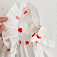 Load image into Gallery viewer, Baby Kid Girls Love heart Valentine&#39;s Day Rompers And Dresses Wholesale 220414485
