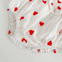 Load image into Gallery viewer, Baby Kid Girls Love heart Valentine&#39;s Day Rompers And Dresses Wholesale 220414485
