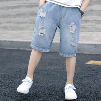 Load image into Gallery viewer, Kid Big Kid Boys Ripped Shorts Wholesale 22041452
