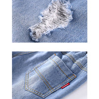 Load image into Gallery viewer, Kid Big Kid Boys Ripped Shorts Wholesale 22041452
