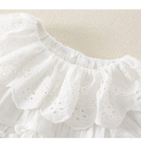 Load image into Gallery viewer, Baby Girls Solid Color Lace Rompers Wholesale 220414533
