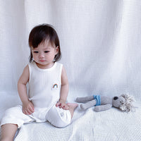 Load image into Gallery viewer, Baby Girls Boys Striped Rainbow Jumpsuits Wholesale 22041455
