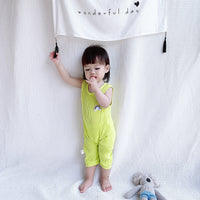 Load image into Gallery viewer, Baby Girls Boys Striped Rainbow Jumpsuits Wholesale 22041455
