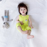 Load image into Gallery viewer, Baby Girls Boys Striped Rainbow Jumpsuits Wholesale 22041455
