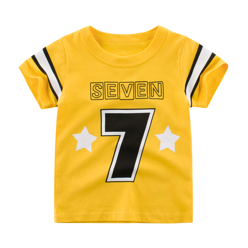 Baby Kid Boys Letters Star T-Shirts Wholesale 22041469