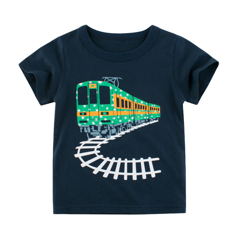 Baby Kid Boys Cartoon Star Print T-Shirts Wholesale 22041470