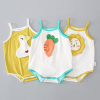Load image into Gallery viewer, Baby Unisex Cartoon Embroidered Rompers Wholesale 22041481
