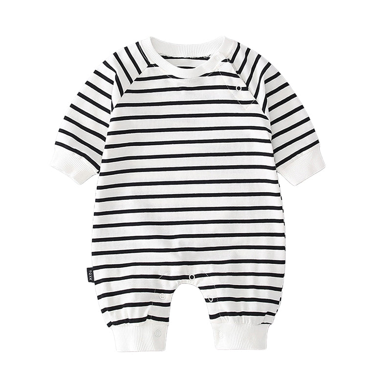 Baby Unisex Striped Jumpsuits Wholesale 22041482