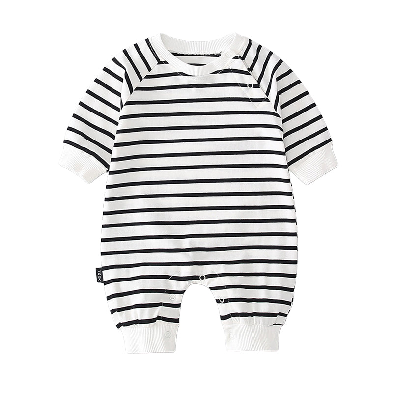 Baby Unisex Striped Jumpsuits Wholesale 22041483