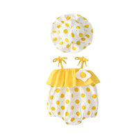 Load image into Gallery viewer, Baby Girls Fruit Polka dots Rompers Wholesale 22041485
