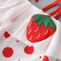 Load image into Gallery viewer, Baby Girls Fruit Cartoon Print Rompers Accessories Hats Wholesale 22041486
