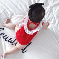 Load image into Gallery viewer, Baby Girls Color-blocking Rompers Wholesale 22041488
