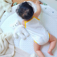 Load image into Gallery viewer, Baby Girls Boys Color-blocking Cartoon Print Rompers Wholesale 22041497
