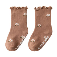 Load image into Gallery viewer, Baby Kid Girls Letters Flower Print Accessories Socks Wholesale 22041501
