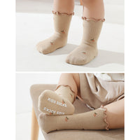 Load image into Gallery viewer, Baby Kid Girls Letters Flower Print Accessories Socks Wholesale 22041501
