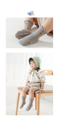 Load image into Gallery viewer, Baby Kid Girls Letters Flower Print Accessories Socks Wholesale 22041501
