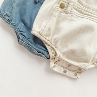 Load image into Gallery viewer, 2 Pieces Set Baby Unisex Solid Color Hats And Rompers Wholesale 22041506
