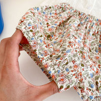 Load image into Gallery viewer, 2 Pieces Set Baby Kid Girls Print Tops And Flower Shorts Wholesale 22041513
