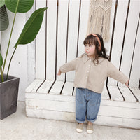 Load image into Gallery viewer, Baby Kid Girls Embroidered Shirts Wholesale 22041803
