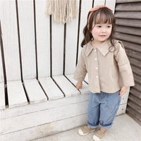 Load image into Gallery viewer, Baby Kid Girls Embroidered Shirts Wholesale 22041803
