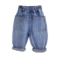Load image into Gallery viewer, Baby Kid Unisex Solid Color Jeans Wholesale 22041806
