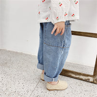 Load image into Gallery viewer, Baby Kid Unisex Solid Color Jeans Wholesale 22041806
