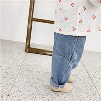 Load image into Gallery viewer, Baby Kid Unisex Solid Color Jeans Wholesale 22041806
