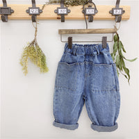 Load image into Gallery viewer, Baby Kid Unisex Solid Color Jeans Wholesale 22041806
