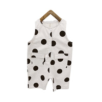 Load image into Gallery viewer, Baby Kid Unisex Polka dots Print Jumpsuits Wholesale 22041807
