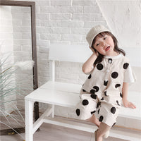 Load image into Gallery viewer, Baby Kid Unisex Polka dots Print Jumpsuits Wholesale 22041807
