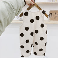 Load image into Gallery viewer, Baby Kid Unisex Polka dots Print Jumpsuits Wholesale 22041807
