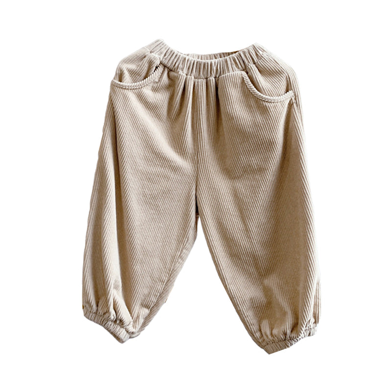 Baby Kid Girls Solid Color Pants Wholesale 220418100