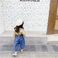 Load image into Gallery viewer, Baby Kid Girls Letters Embroidered Shirts Wholesale 220418102
