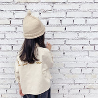 Load image into Gallery viewer, Baby Kid Girls Letters Embroidered Shirts Wholesale 220418102
