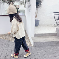 Load image into Gallery viewer, Baby Kid Girls Letters Embroidered Shirts Wholesale 220418102
