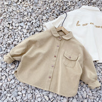 Load image into Gallery viewer, Baby Kid Girls Letters Embroidered Shirts Wholesale 220418102
