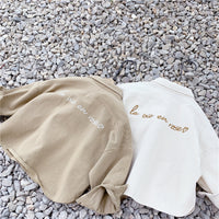Load image into Gallery viewer, Baby Kid Girls Letters Embroidered Shirts Wholesale 220418102
