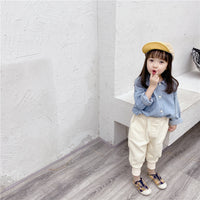 Load image into Gallery viewer, Baby Kid Girls Solid Color Pants Wholesale 220418106
