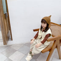 Load image into Gallery viewer, Baby Kid Girls Solid Color Polka dots Vests Waistcoats Wholesale 220418107
